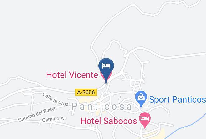Huesca - Hotel Vicente Maps