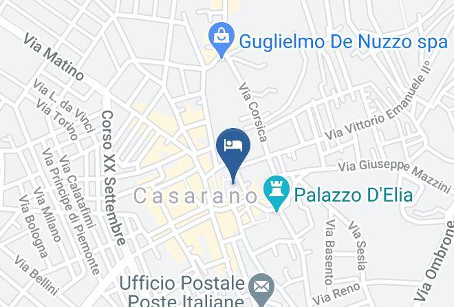 Lecce - Hotel Vico Regio Maps