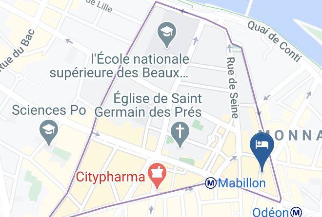 Paris - Hotel Victoire & Germain Maps