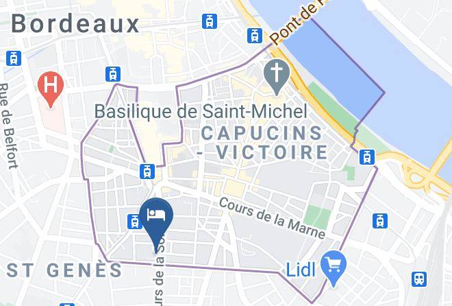 Hotel Victoire Map