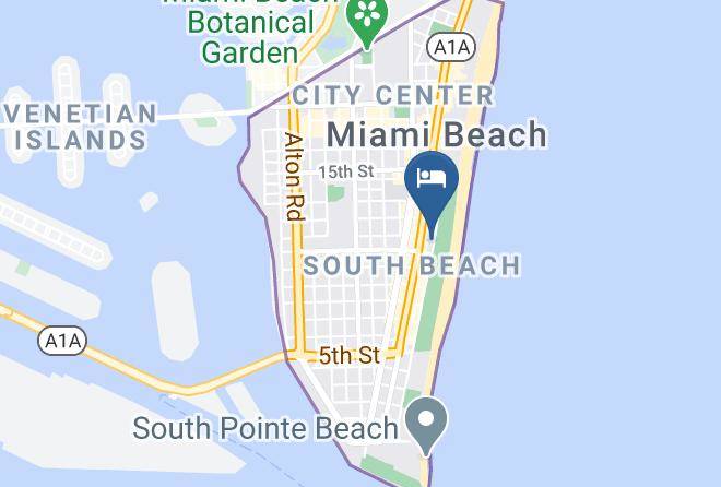 Miami Dade - Hotel Victor South Beach Maps