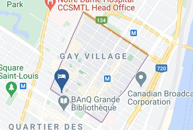 Montreal - Hotel Victor Maps