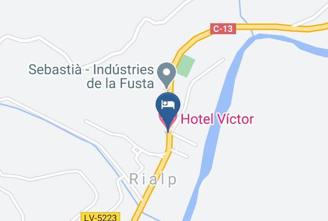 Lleida - Hotel Victor Maps
