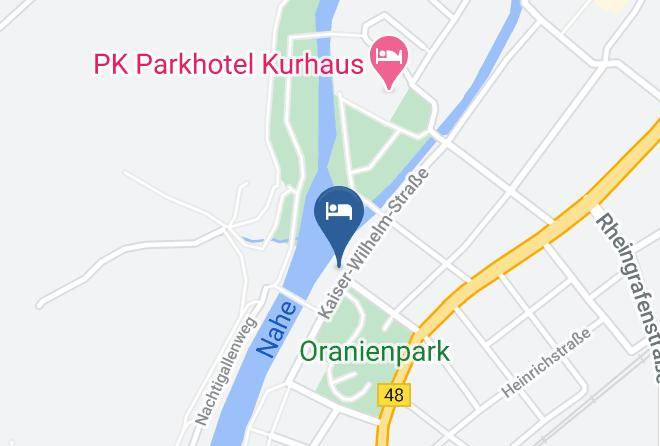 Bad Kreuznach - Hotel Victoria Maps