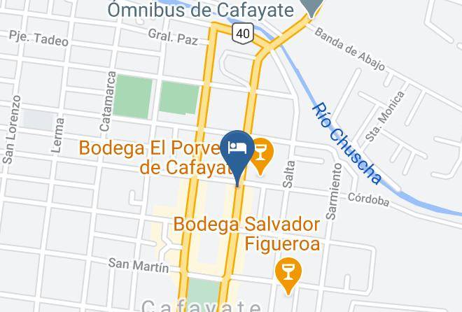 Cafayate - Hotel Victoria Maps