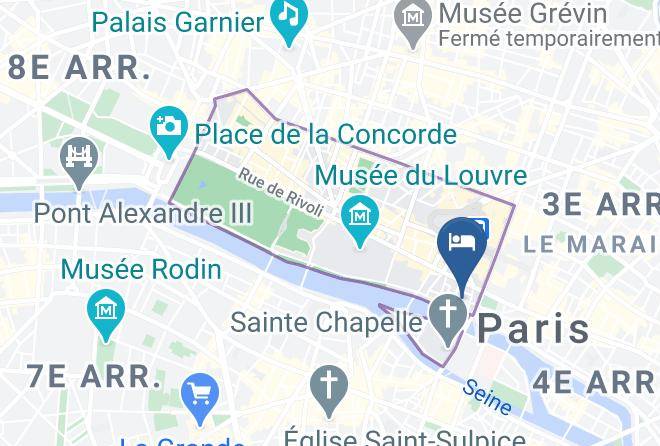 Paris - Hotel Victoria Chatelet Maps