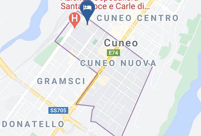 Cuneo - Hotel Victoria Maps