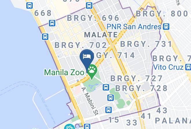 Metro Manila - Hotel Victoria De Malate Maps
