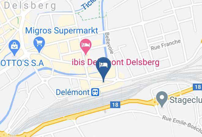 Delemont - Hotel Victoria Delemont Maps