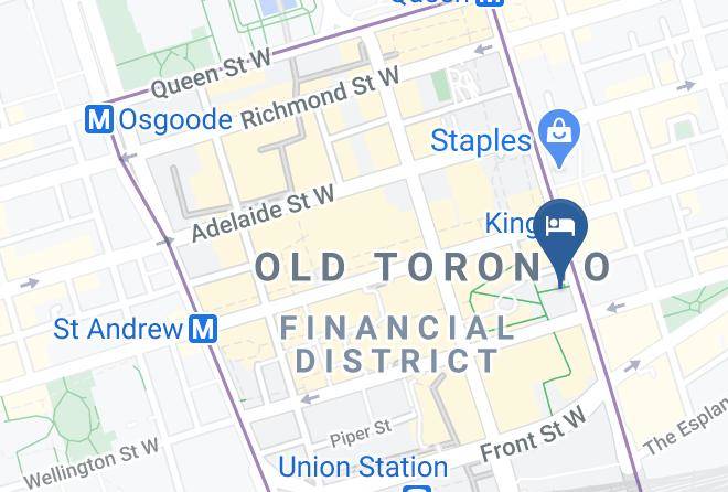 Toronto - Hotel Victoria Maps