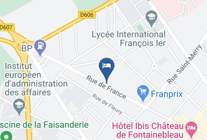 Seine Et Marne - Hotel Victoria Fontainebleau Maps