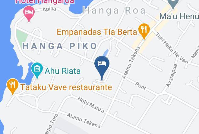 Easter Island - Hotel Victoria Maps