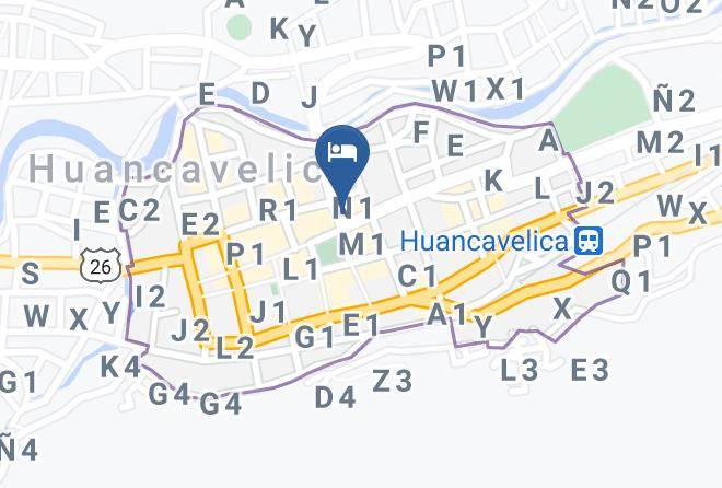 Huancavelica - Hotel Victoria Huancavelica Maps
