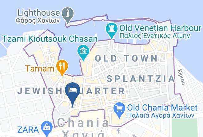 Khania - Hotel Victoria Maps