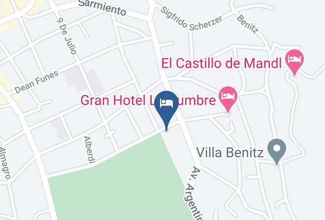 Punilla Department - Hotel Victoria La Cumbre Golf Maps