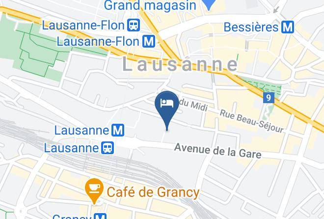 Lausanne - Hotel Victoria Maps