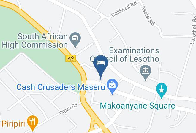Maseru - Hotel Victoria Maps