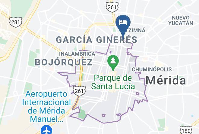 Merida - Hotel Victoria Maps