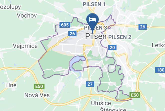 Pilsen - Hotel Victoria Maps