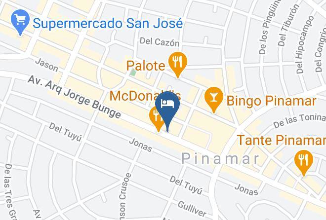 Pinamar - Hotel Victoria Maps