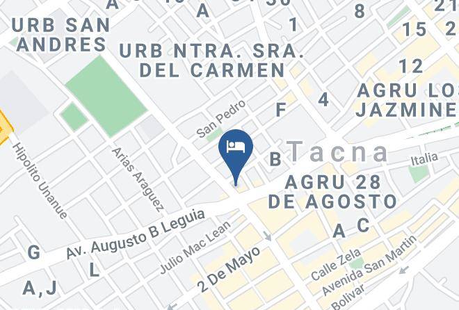 Tacna - Hotel Victoria Reggia Maps