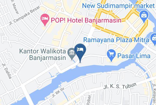 Banjarmasin - Hotel Victoria River View Maps