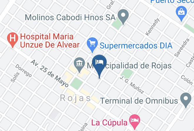 Rojas - Hotel Victoria Maps