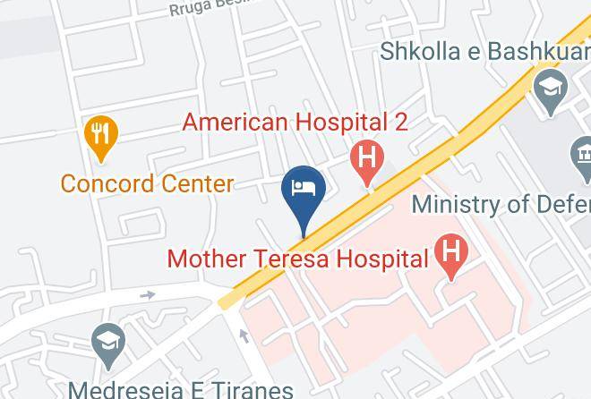 Tirana - Hotel Victoria Maps
