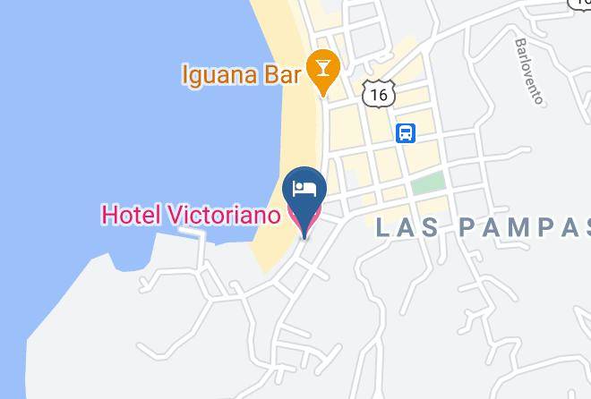 San Juan Del Sur - Hotel Victoriano Maps