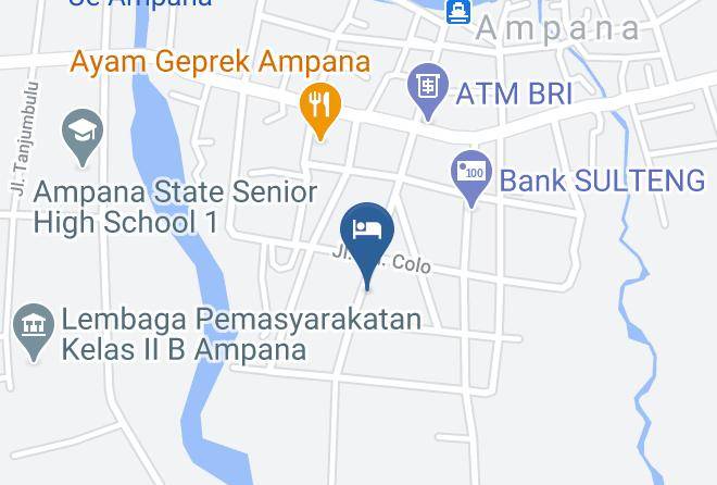 Hotel Victory Ampana Map