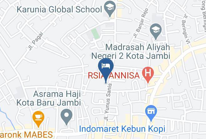 Kota Jambi - Hotel Victory Maps
