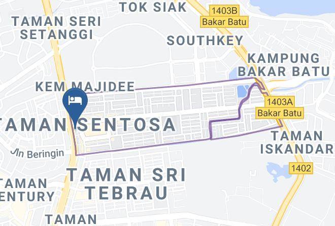 Johor Bahru - Hotel Victory Maps