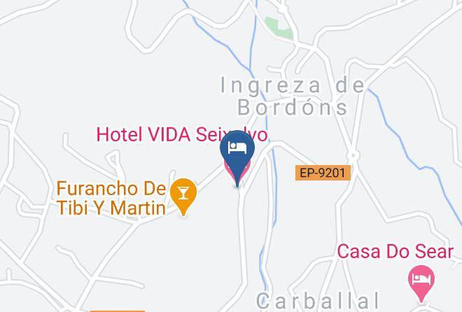 Pontevedra - Hotel Vida Seixalvo Maps