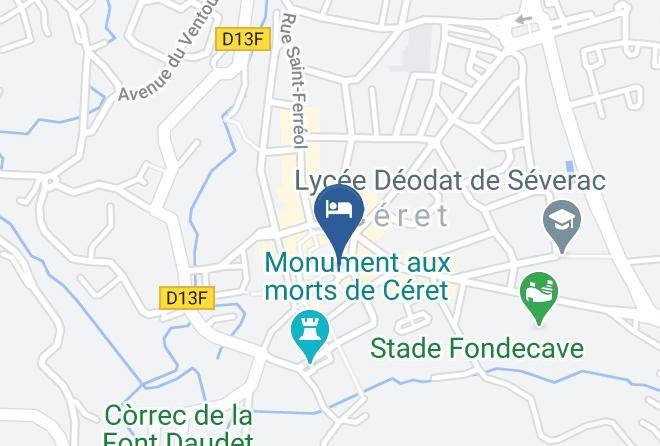 Pyrenees Orientales - Hotel Vidal Maps