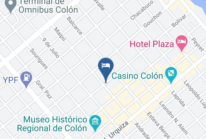 Colon - Hotel Vieja Calera Maps
