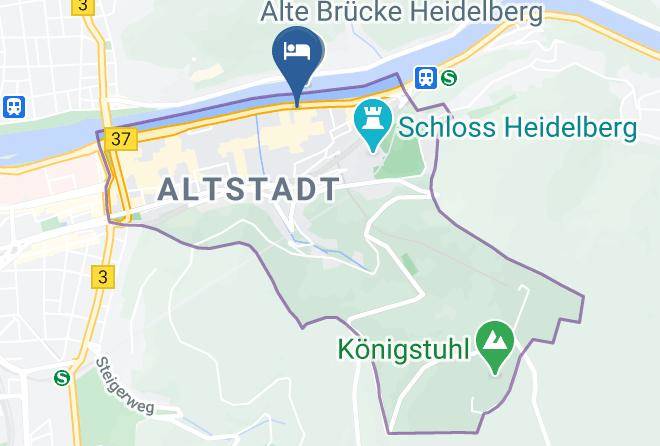 Heidelberg - Hotel Vier Jahreszeiten Heidelberg Maps