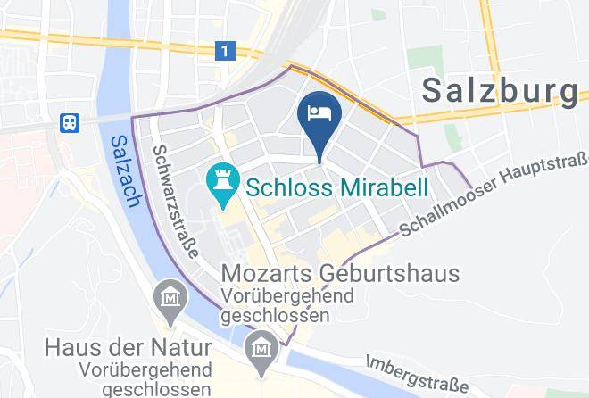 Salzburg - Hotel Vier Jahreszeiten Maps