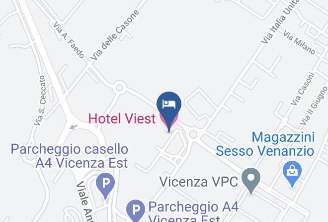 Vicenza - Hotel Viest Maps