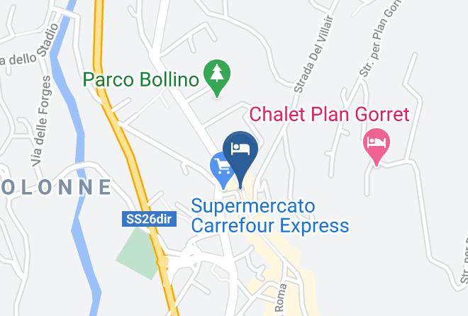 Aosta - Hotel Vieux Pommier Maps