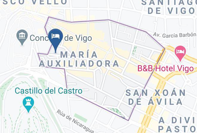 Pontevedra - Hotel Vigo Plaza Maps