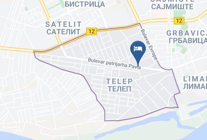 Juzno Backi - Hotel Vigor Maps