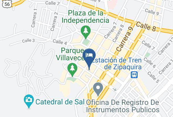 Zipaquira - Hotel Vigua Maps