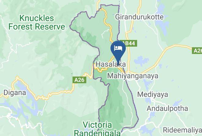Kandy - Hotel Vihanga Maps