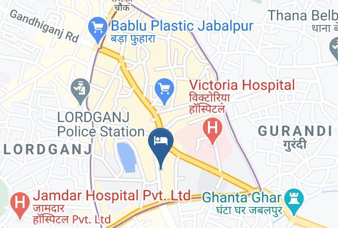 Jabalpur - Hotel Vijan Palace Maps