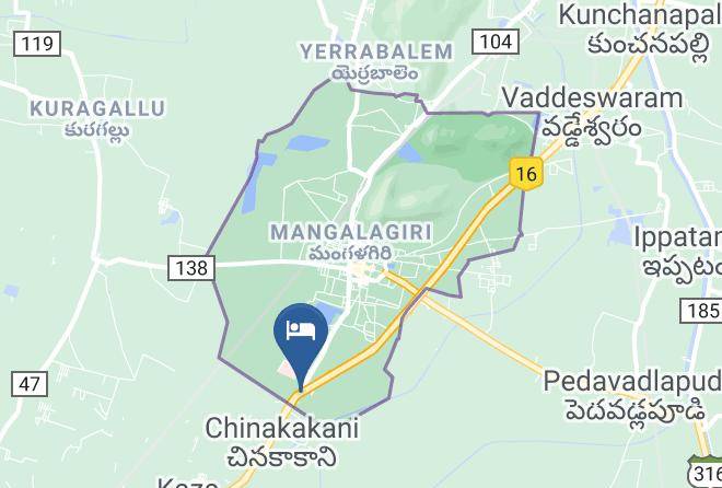 Mangalagiri - Hotel Vijaya Sri Maps