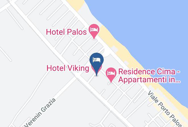 Rimini - Hotel Viking Maps