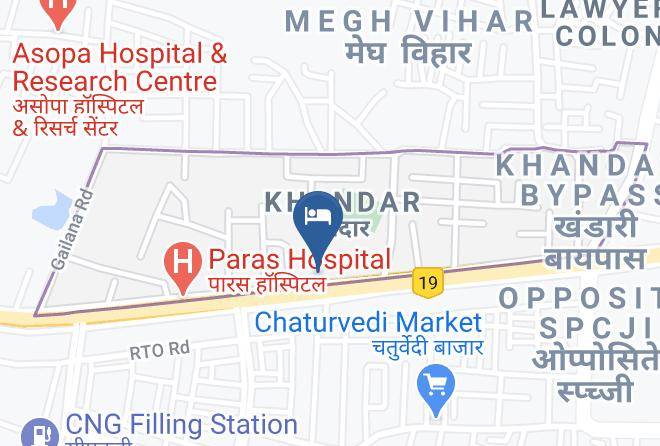 Agra - Capital O29684 Hotel Vikram Palace & Restaurant Maps