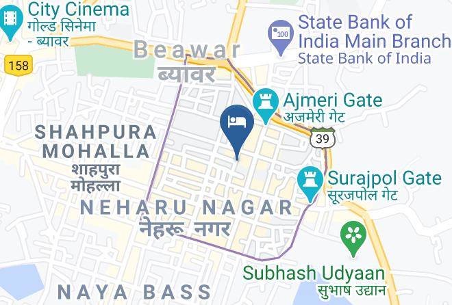 Beawar - Hotel Vikrant And Vikas Restaurant Maps