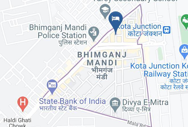 Kota - Hotel Vikrant Palace Maps