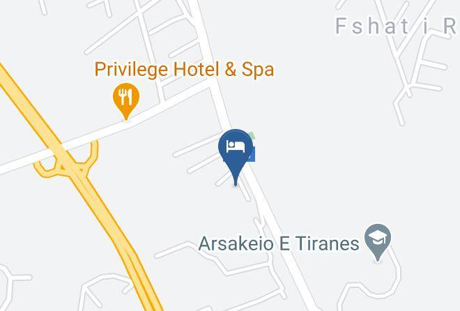 Tirana - Hotel Viktoria Tirana Maps
